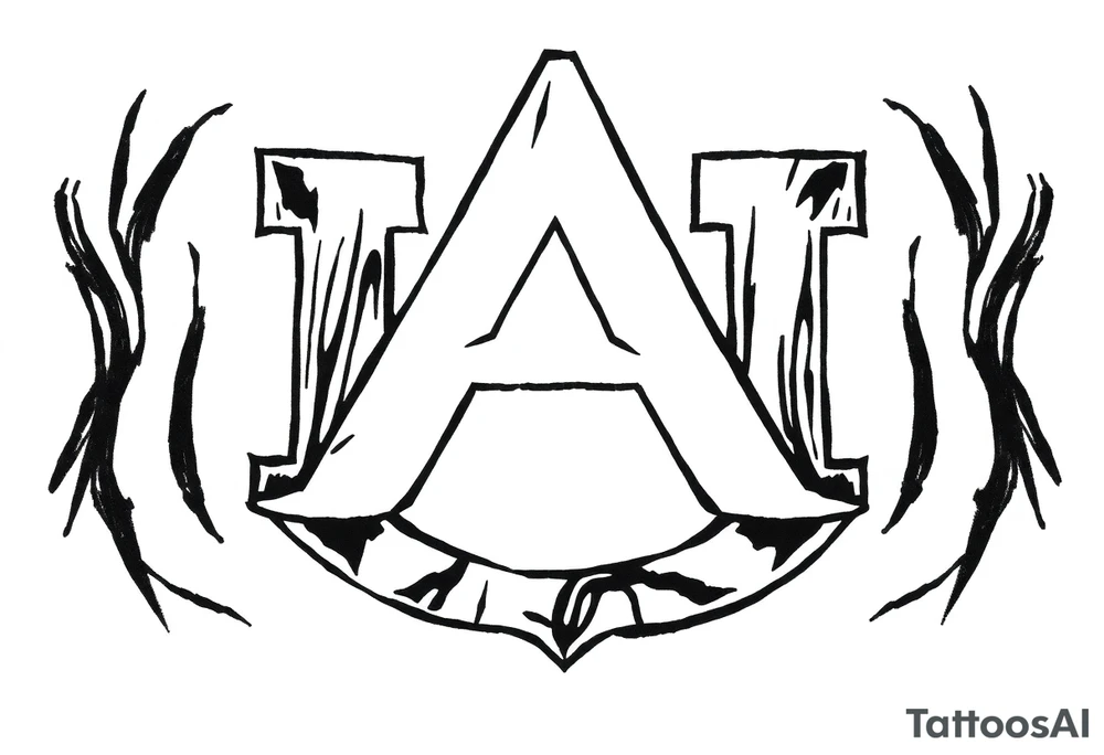 Auburn symbol tattoo idea