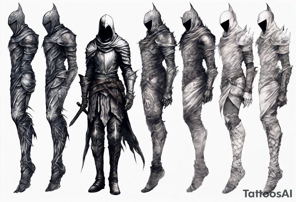dark souls 3
full arm sleeve
artorias tattoo idea
