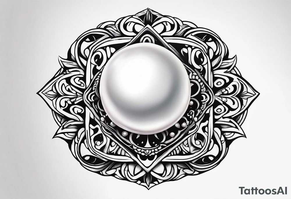 A single simple pearl for a small tattoo tattoo idea