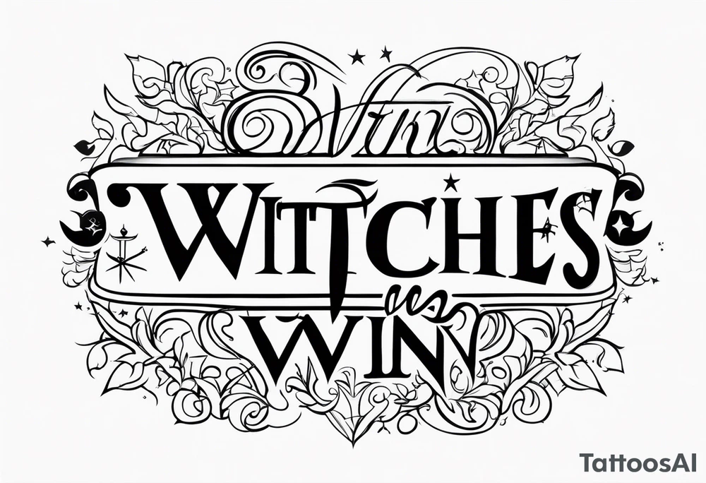 witches win tattoo idea