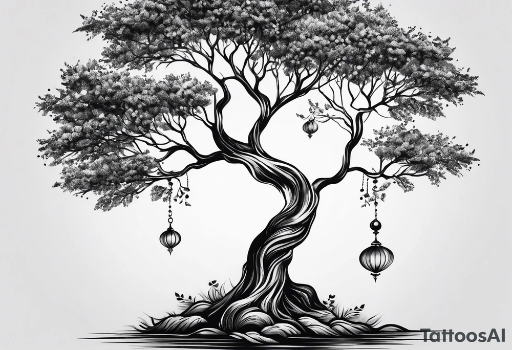 Small tree tattoo idea