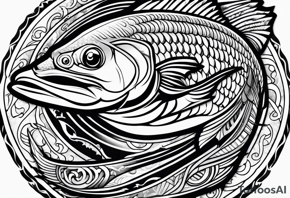 walleye tattoo idea