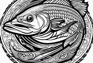 walleye tattoo idea