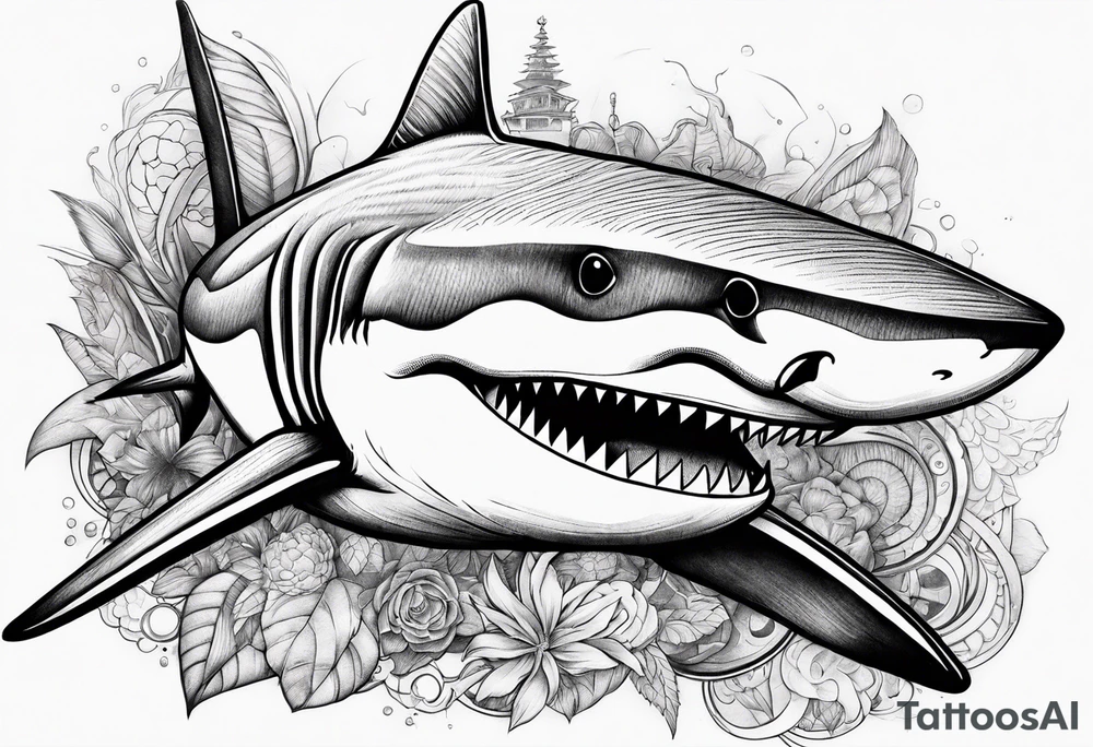 Shark tattoo idea