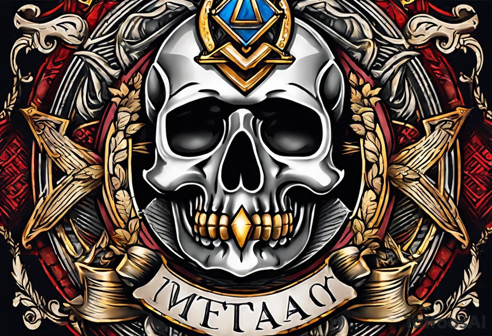 compliance-oriented tattoo calling to action to be part of integrity using compliance and freemasonry symbols tattoo idea