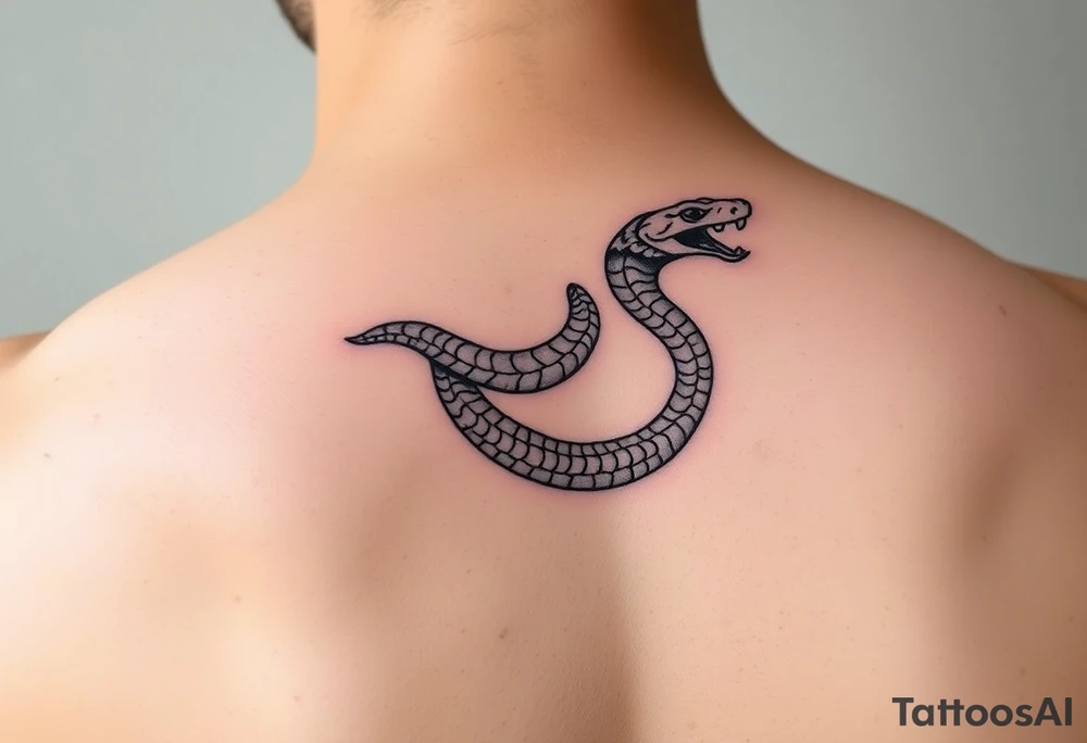 virgo  earth snake tattoo idea