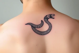 virgo  earth snake tattoo idea