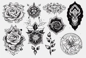 Surprise me with a tattoo, suitable for the back of the forearm tattoo idea