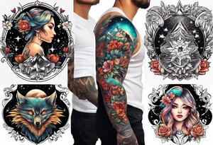 galaxias tattoo idea