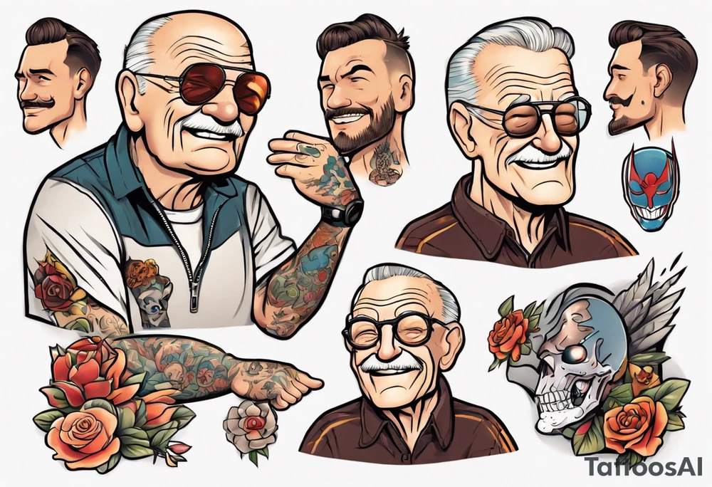 man getting a tattoo close up tattoo idea