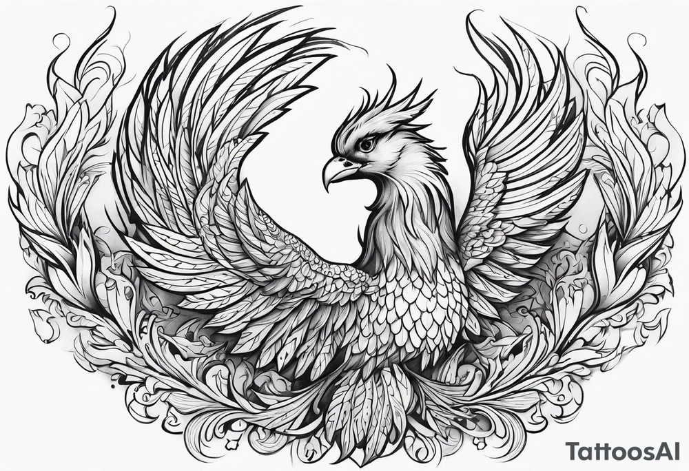 Phoenix tattoo idea