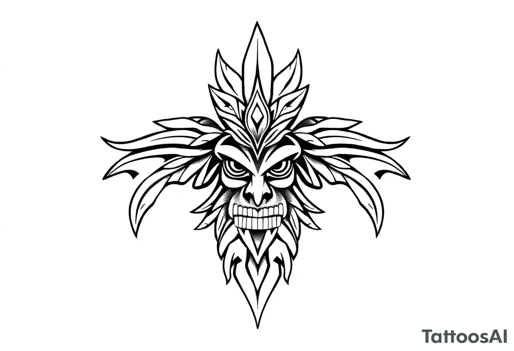 Samoan Pe’a tribal tattoo idea
