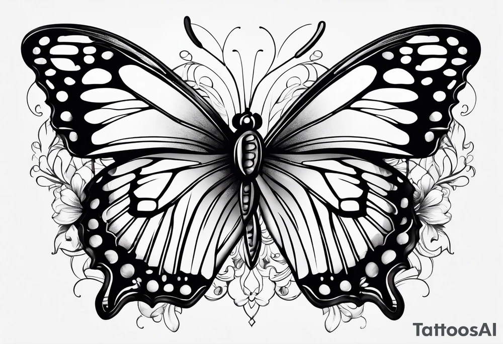 Butterflies tattoo idea