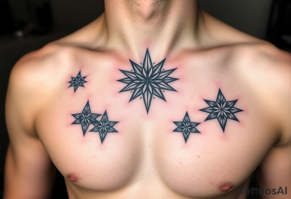Stars tattoo idea
