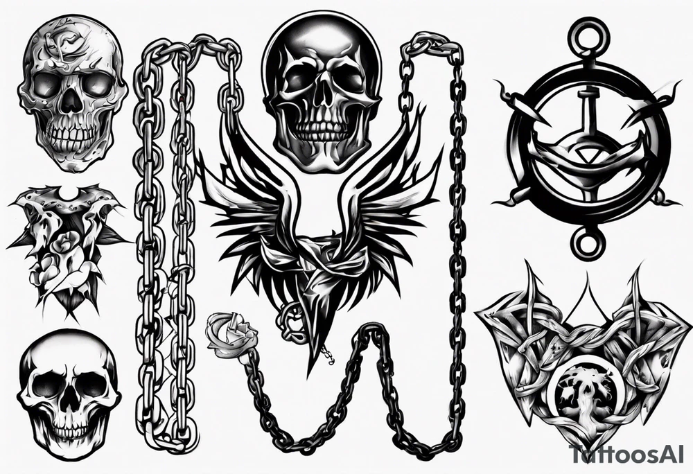chains tattoo idea