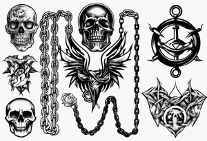chains tattoo idea