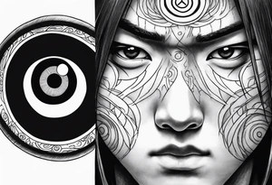 Tatto from Itachi and his mangekyou sharingan tattoo idea