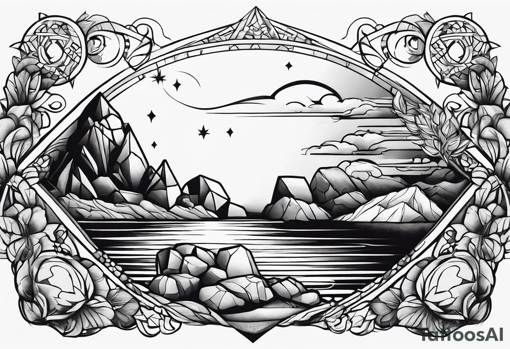 Wishing rocks tattoo idea