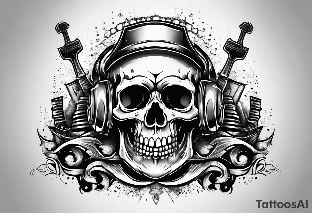 Weld,skull's,sparks,power tools tattoo idea