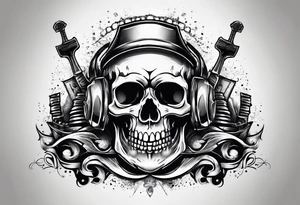 Weld,skull's,sparks,power tools tattoo idea