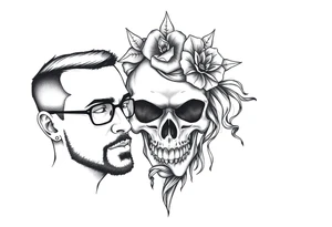 Family, brothers, skull, mom tattoo idea