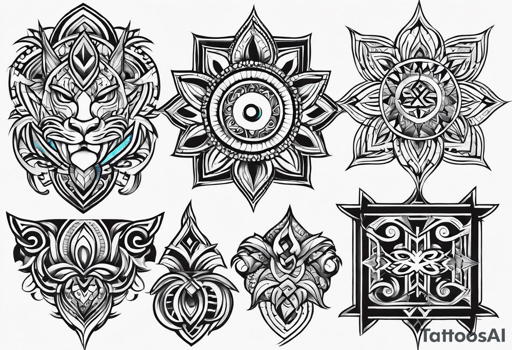 Tribal band tattoo idea