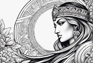 Greek mythology sleeve tattoo idea