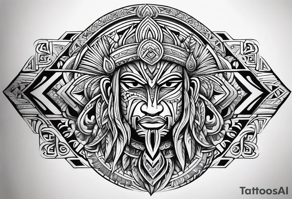 Maori for arm man tattoo idea
