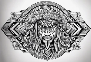Maori for arm man tattoo idea
