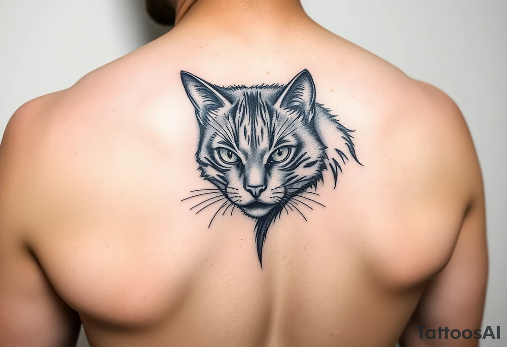 Black Cat tattoo idea