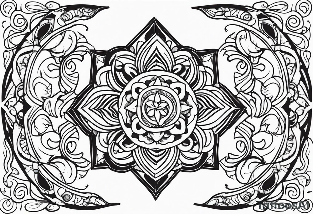 2 inch tattoo above albow tattoo idea