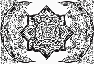 2 inch tattoo above albow tattoo idea