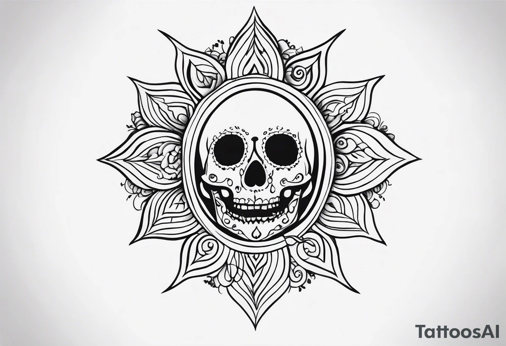 Create me a tatto wih: a hole body sceleton tattoo idea