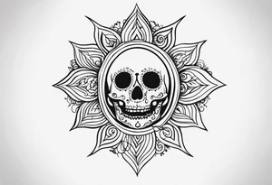 Create me a tatto wih: a hole body sceleton tattoo idea