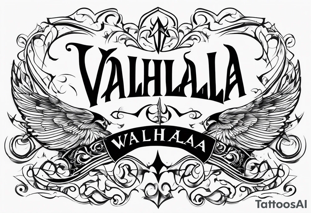 Valhalla tattoo idea