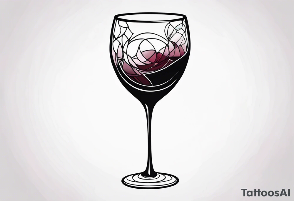 Wine Glass tattoo idea