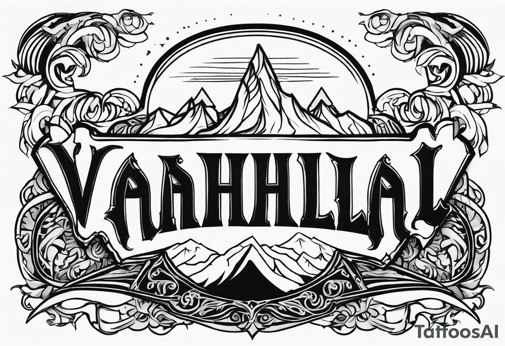 Valhalla tattoo idea