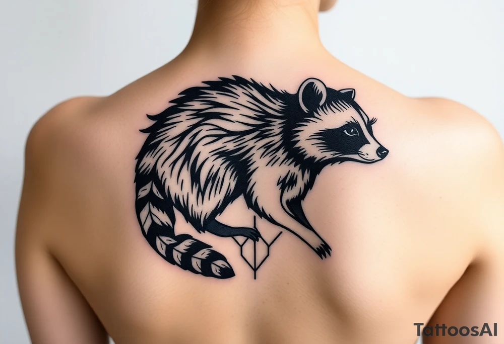 Racoon tattoo idea