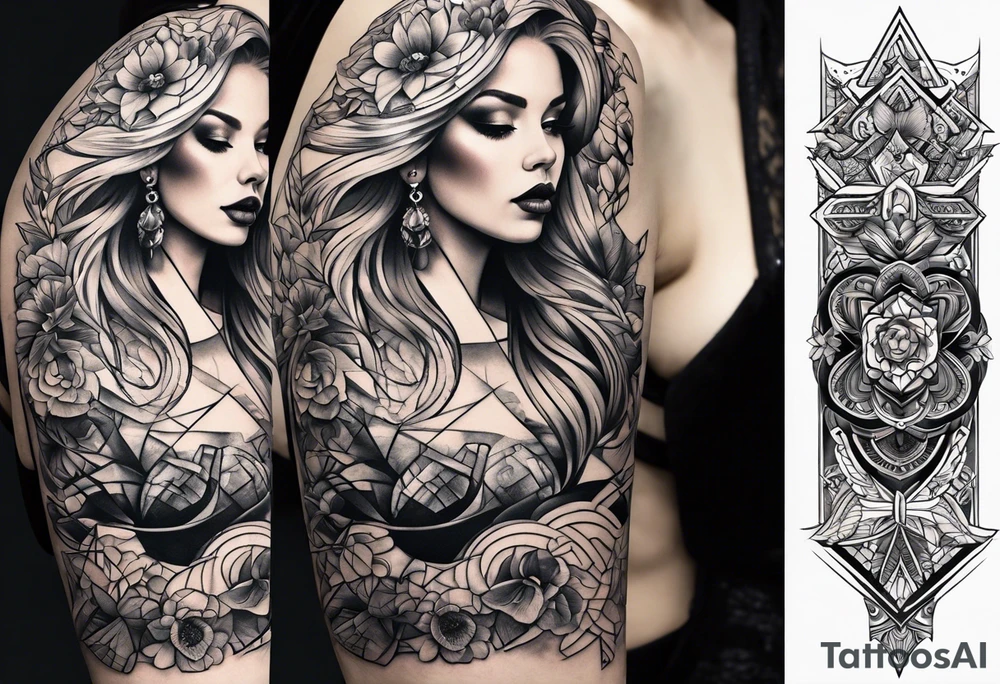 drei frauen tattoo idea