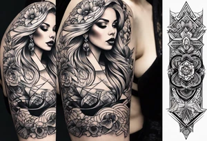 drei frauen tattoo idea