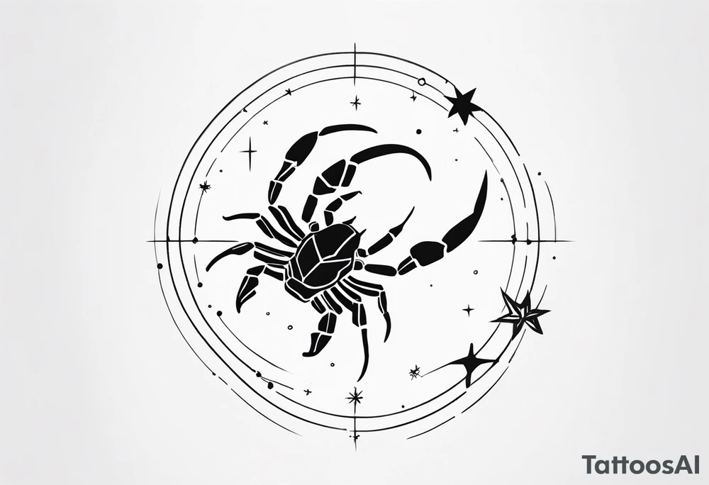 Scorpio Constellation tattoo idea