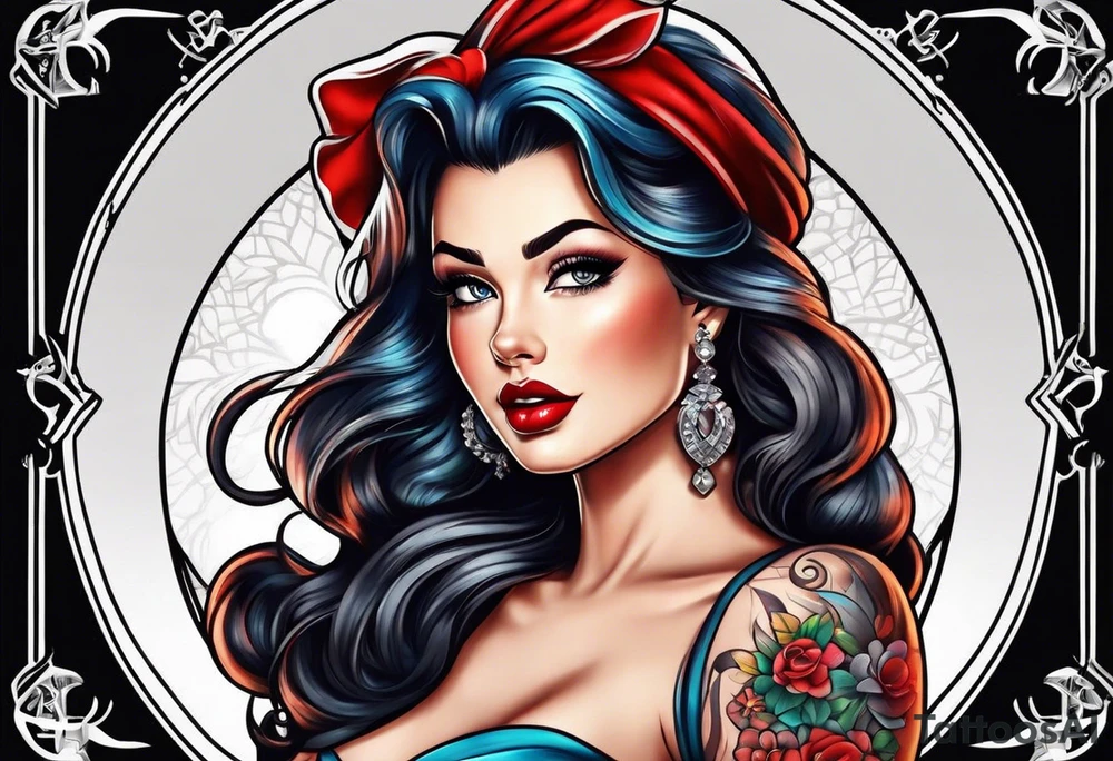 Pinup tattoo idea