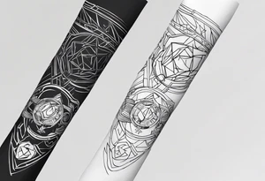 cybersigilism forearm sleeve tattoo idea