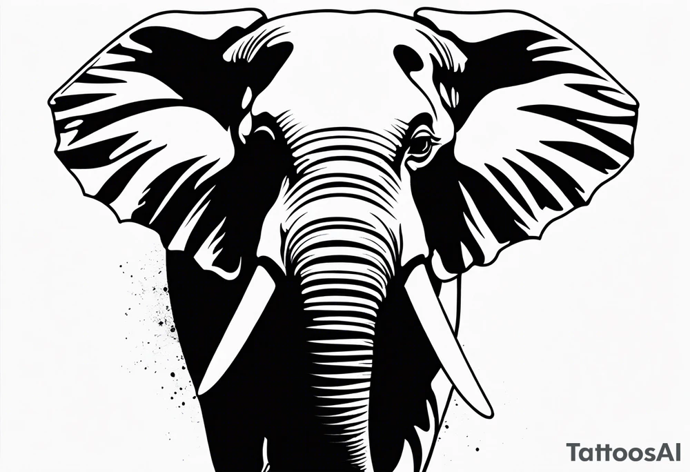 Elephant tattoo idea