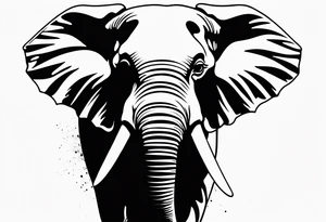 Elephant tattoo idea