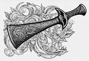 Norse axe tattoo idea