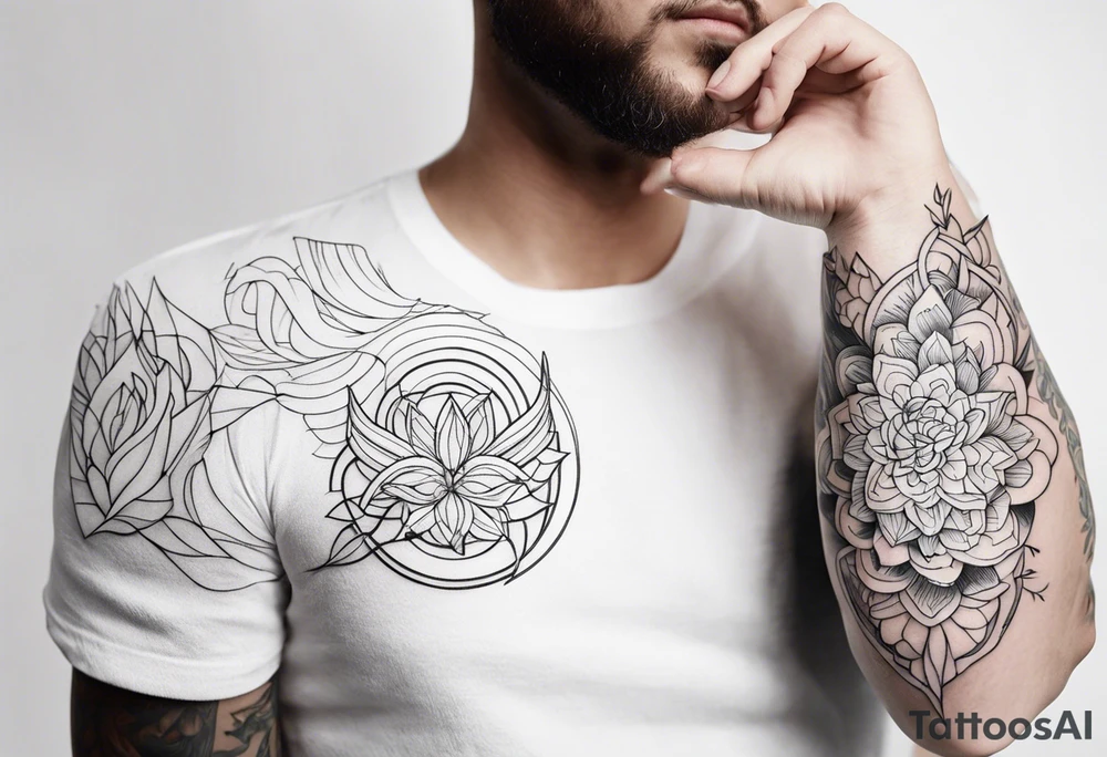Half sleeve tattoo" tattoo idea