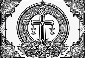 Anchored in Christ tattoo idea