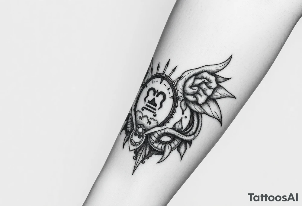 victory over coma and methadone. a new life in meditation. tattoo on the arm tattoo idea