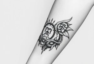 victory over coma and methadone. a new life in meditation. tattoo on the arm tattoo idea